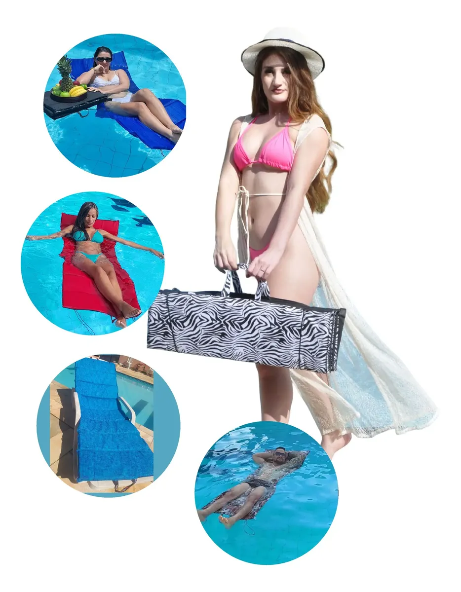 Colchão Flutuante Boia Piscina Praia Não Necessita De Ar