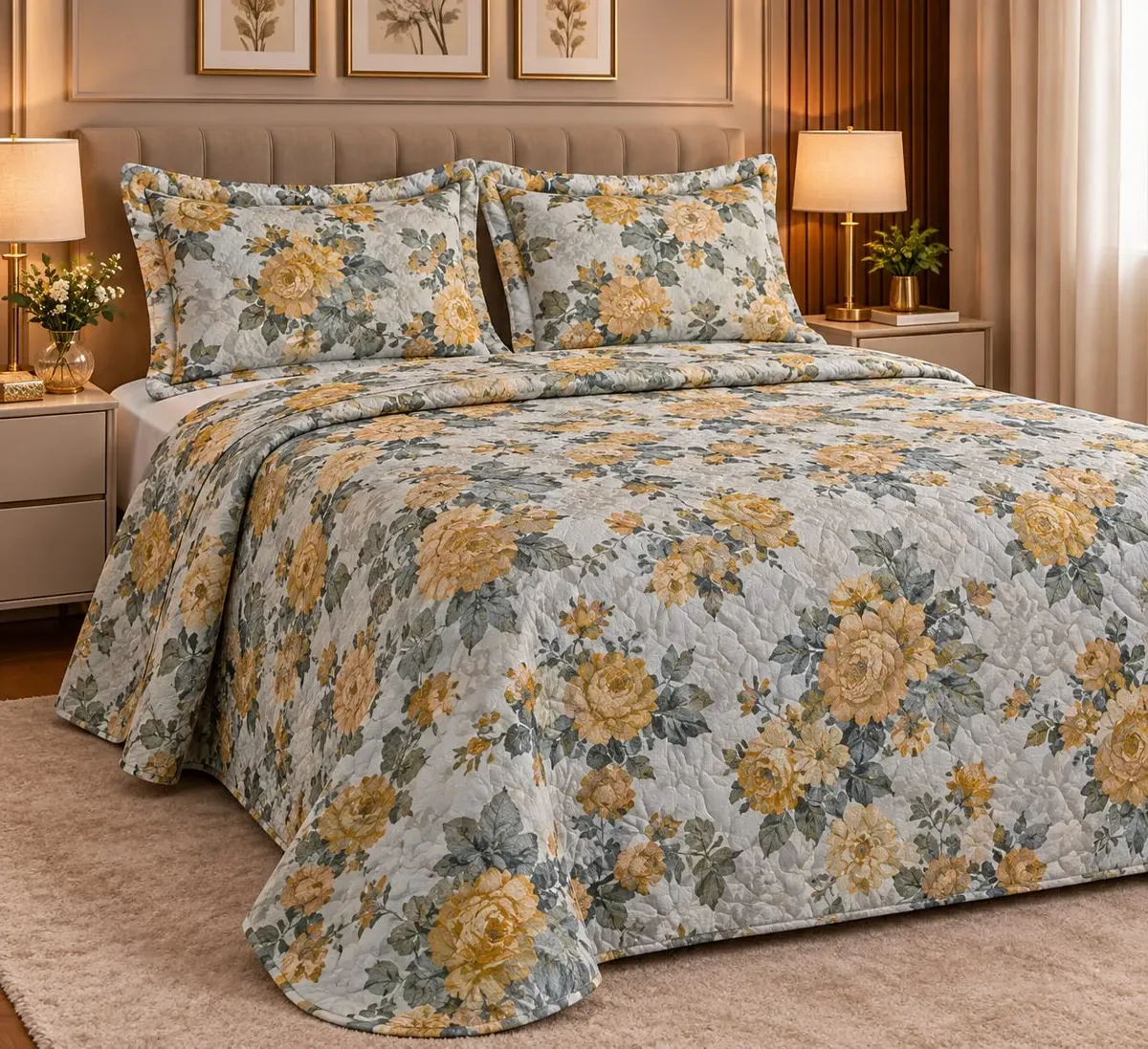 Cobre Leito Para Cama Queen Colcha Queen