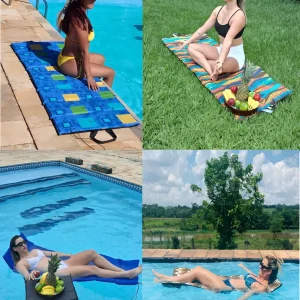 Colchão Boia Piscina Acampamento Praia Ioga Flutuante