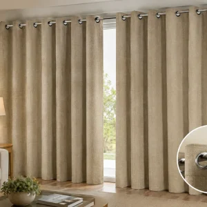 Cortina Rustica Para Sala E Quarto Largura 280 X Altura 230